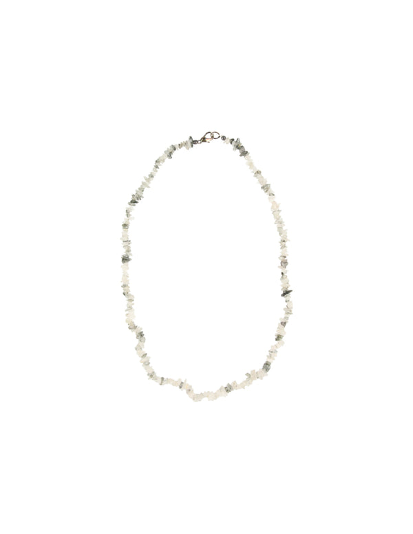 Turmalinkvarts halsband med splitstenar, 45 cm