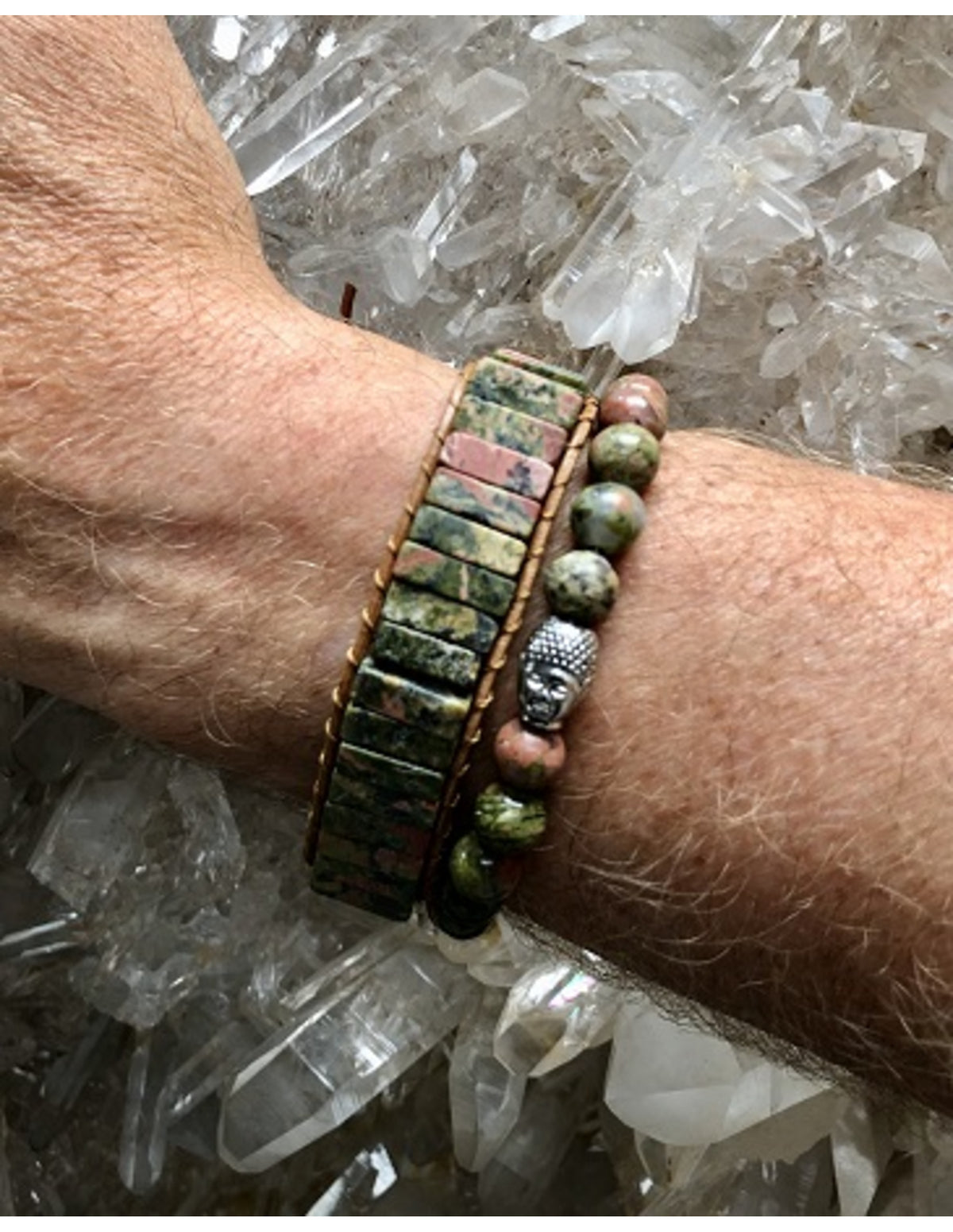 Unakit läderarmband i bohemstil, justerbart 20, 22 och 25 cm