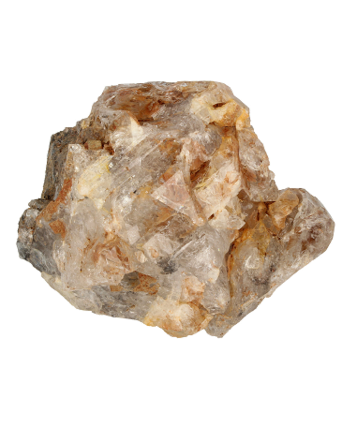 Fönsterkvarts kristall, rå, 13 x 9 x 9 cm, 1,075 kg, nr 25