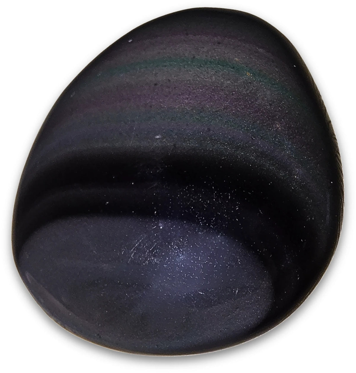 Obsidian ficksten, regnbåge, 3 till 5 cm