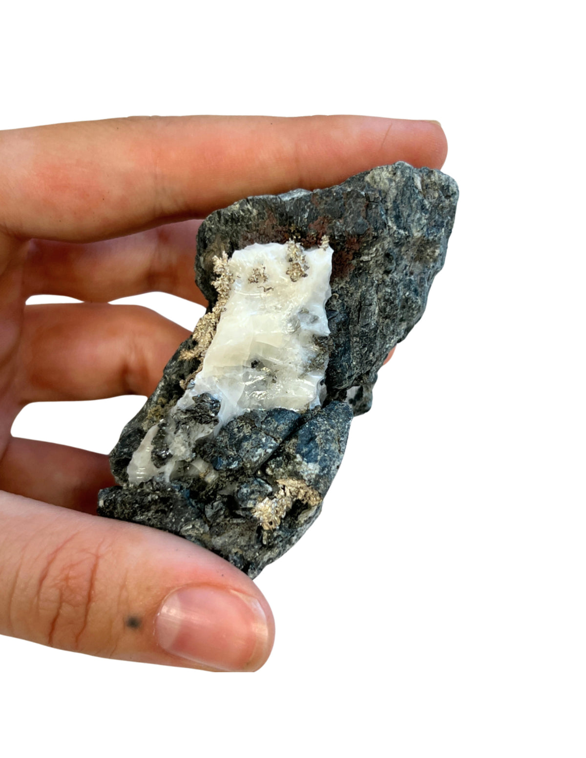 Silver på matrix, rått, nr 03 (7,5 cm, 122 g)