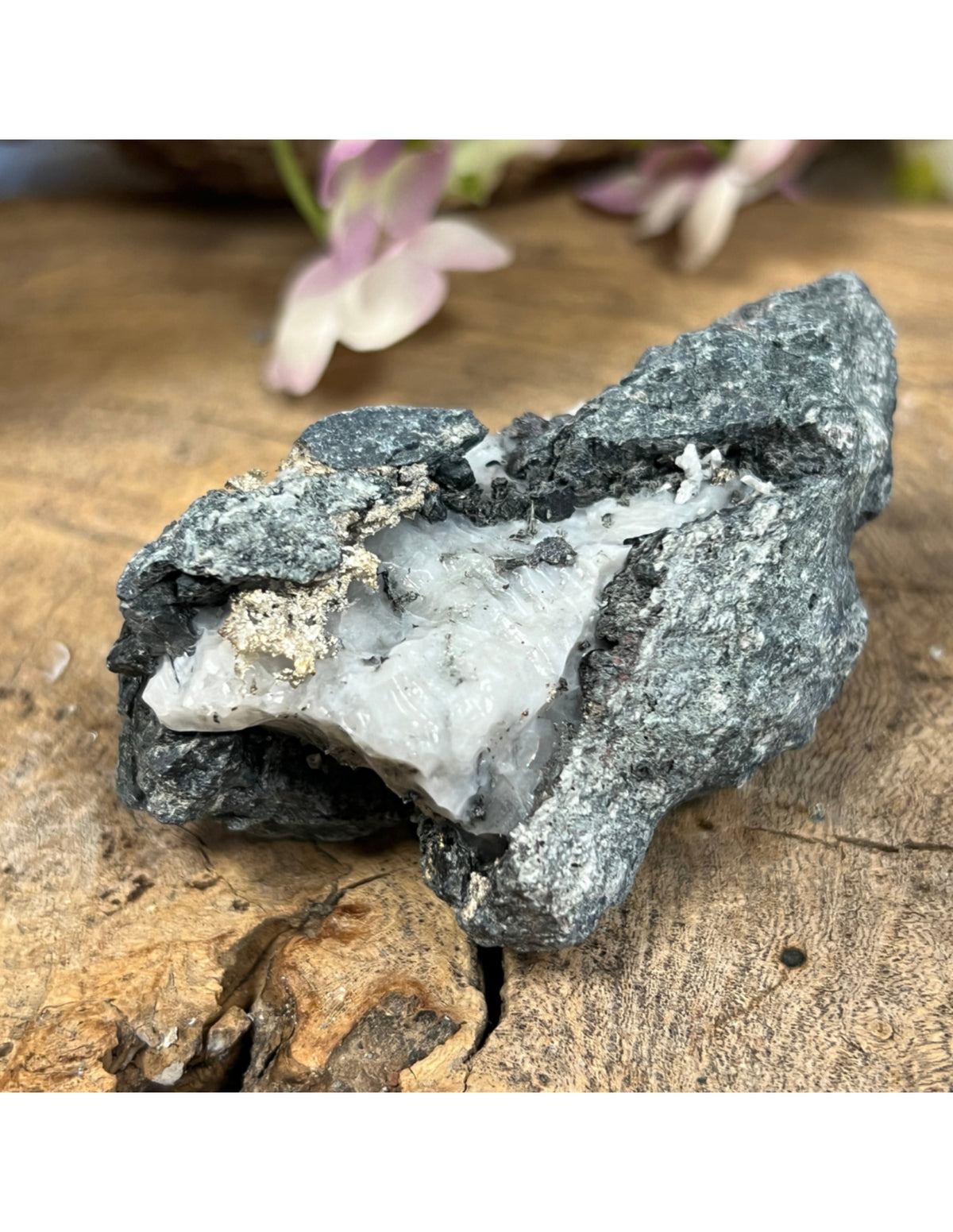 Silver på matrix, rått, nr 03 (7,5 cm, 122 g)