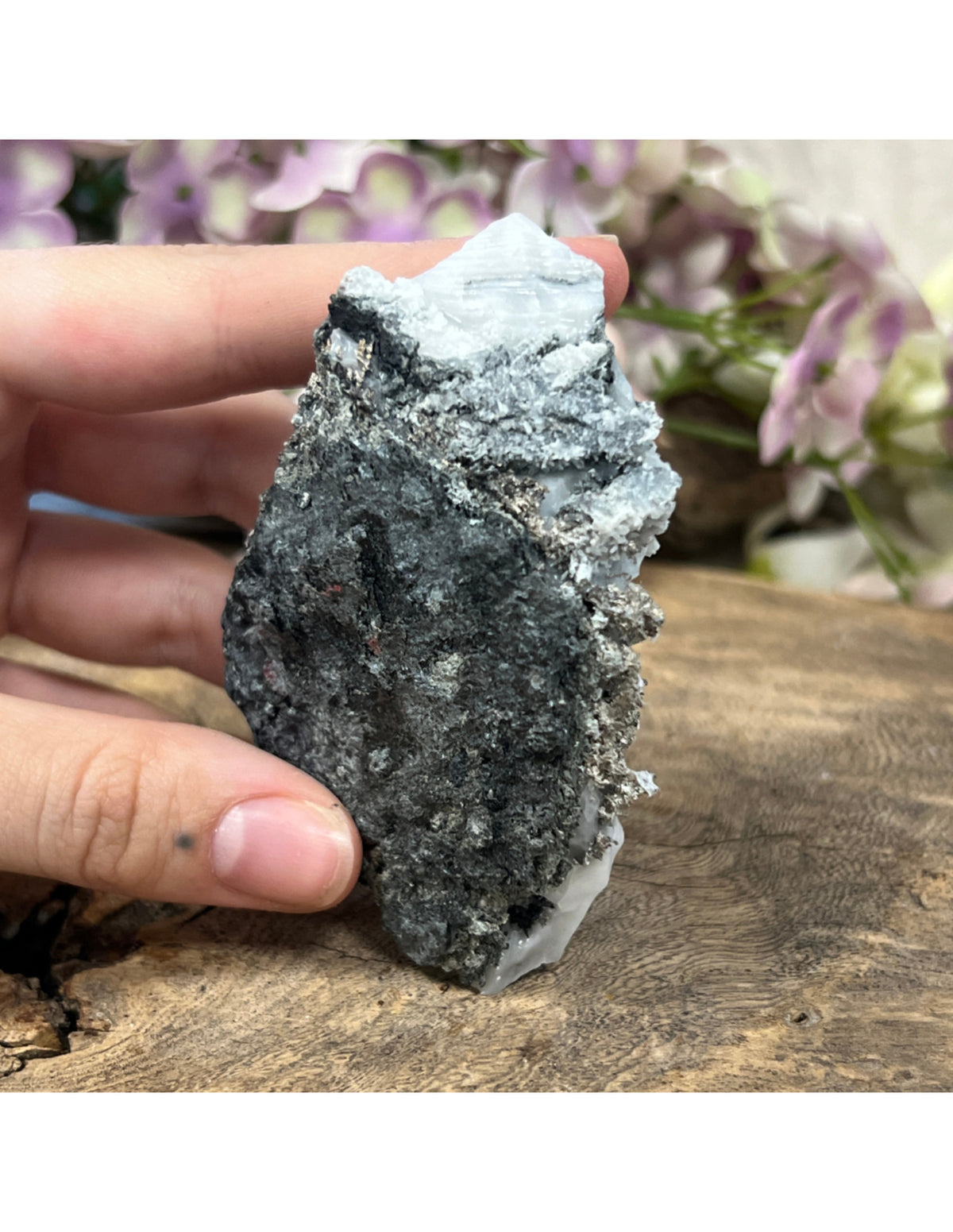 Silver på matrix, rått, nr 04 (8,5 cm)