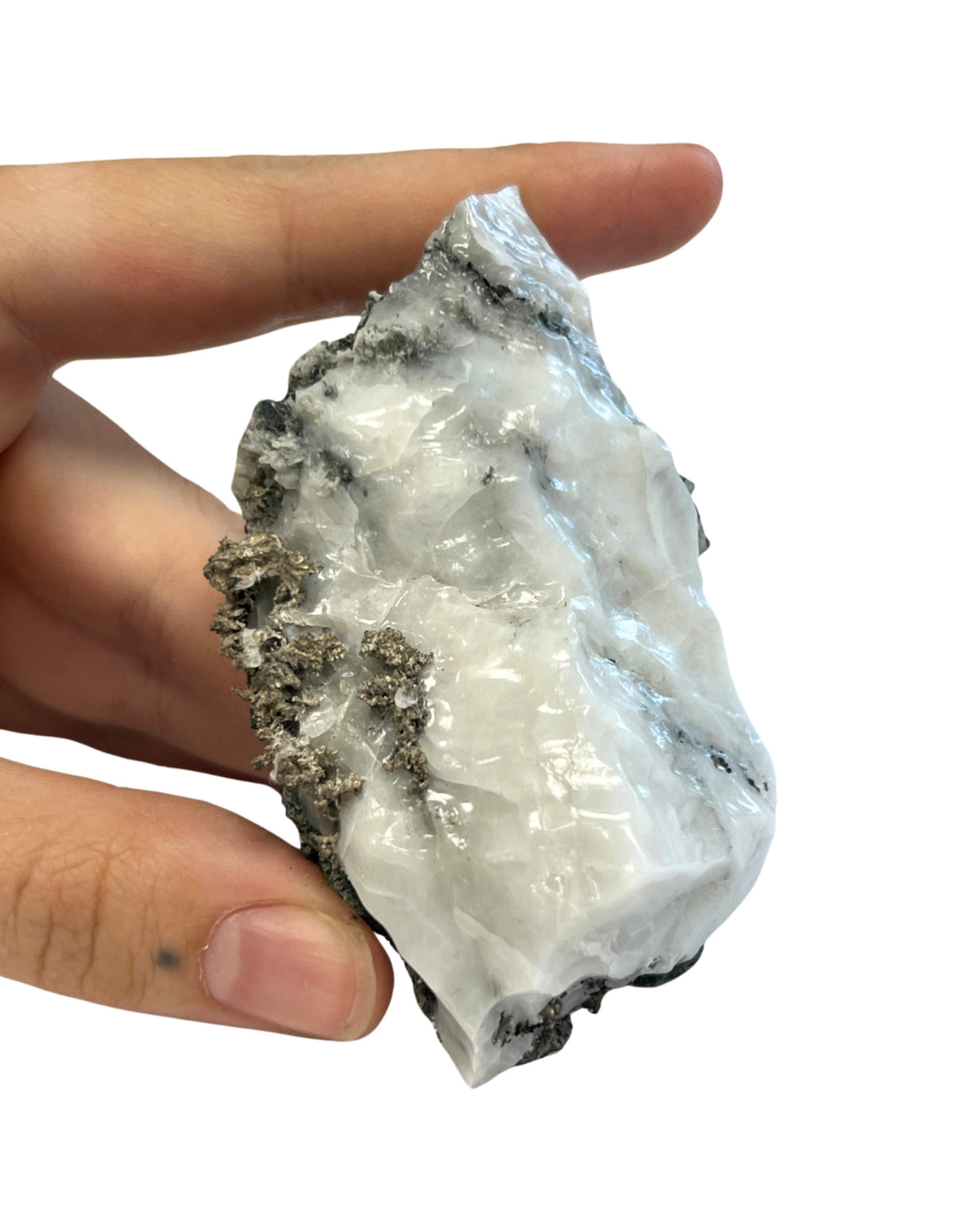Silver på matrix, rått, nr 04 (8,5 cm)
