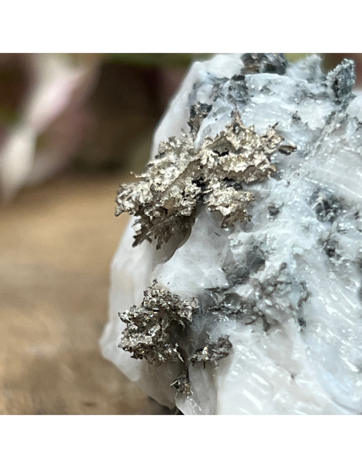 Silver på matrix, rått, nr 09 (8 cm)