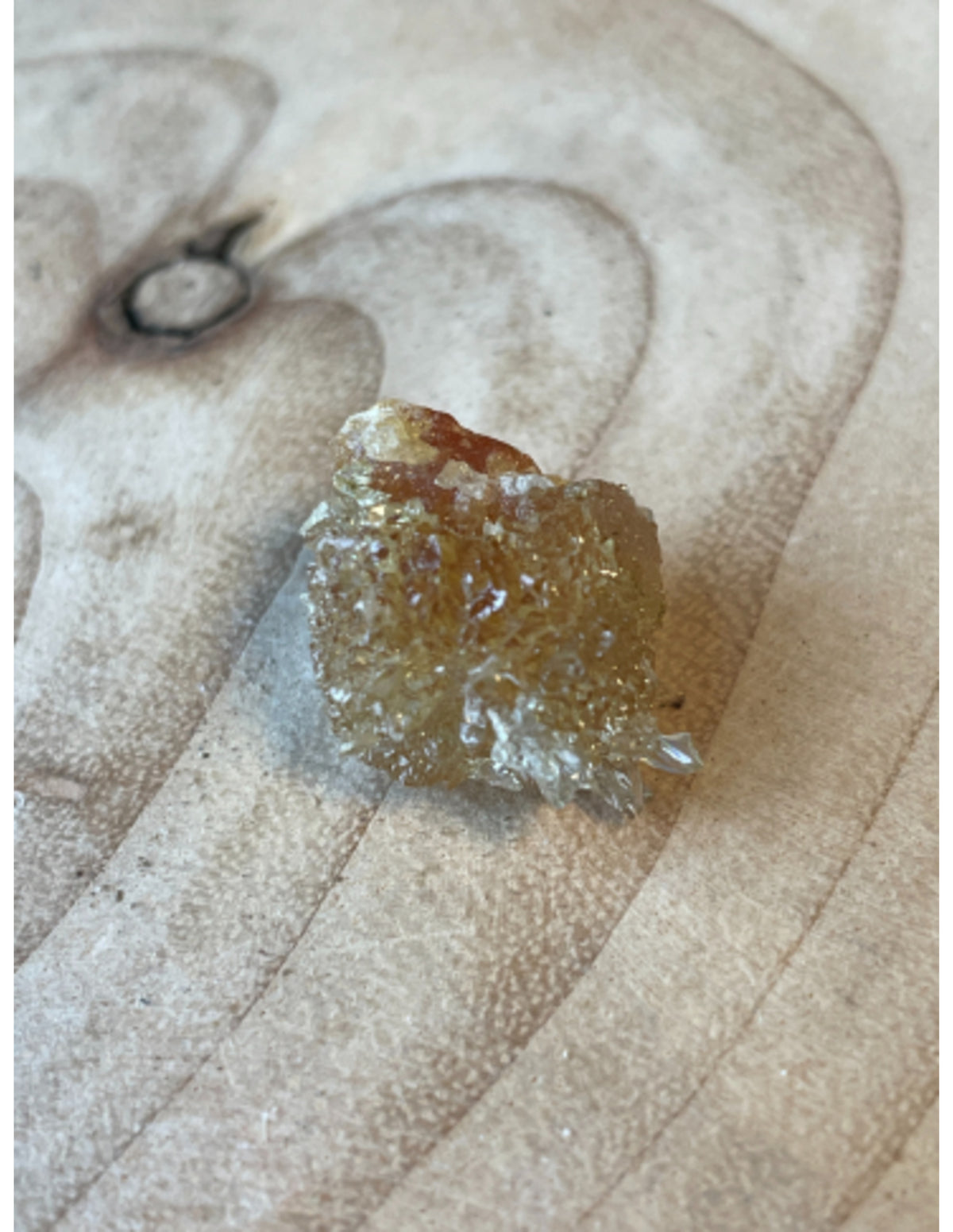 Zinkit kristall, syntetisk, nr 7 (2 cm, 8 g)