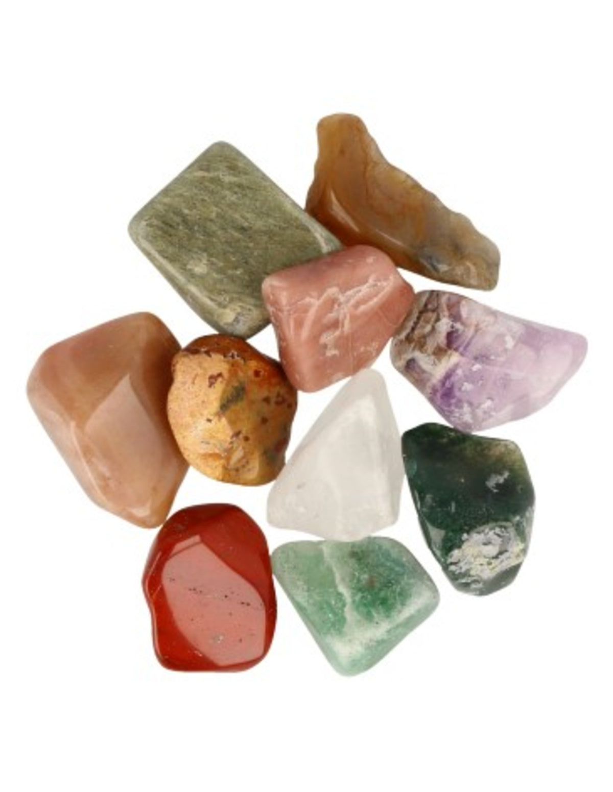 Blandade trumlade stenar, Sydafrika mix, 100 g, 20 till 40 mm